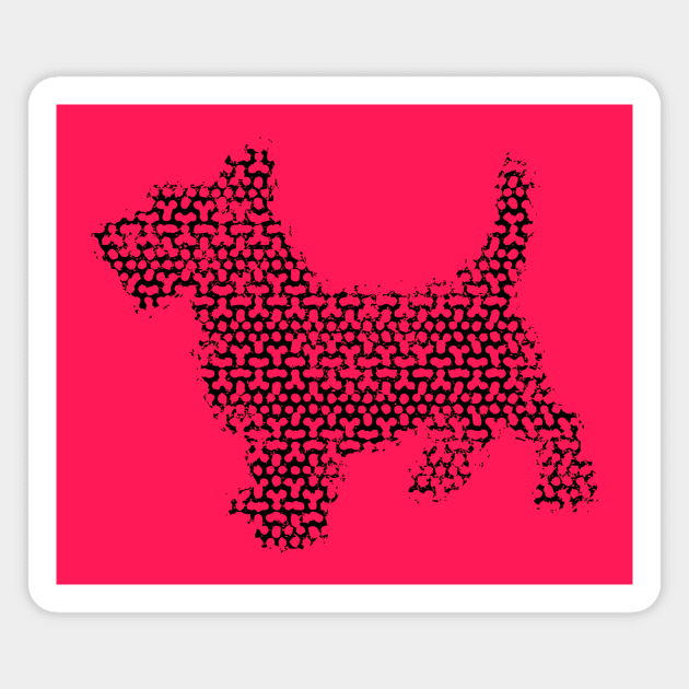 Scottish terrier dog Magnet by chapter2